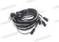 Black For Yin Cutter Parts Takatori Cutter Spare Parts Assembly Cable With Sensor