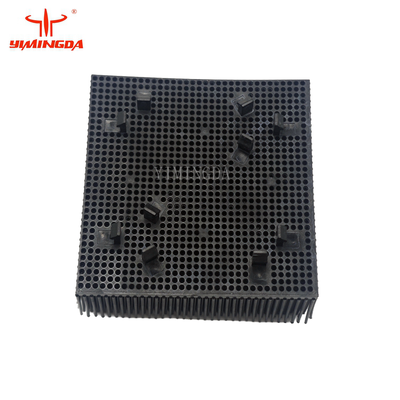 Black color Nylon Brush 99*99*39mm Auto Cutter Bristle For Investronica Cutter