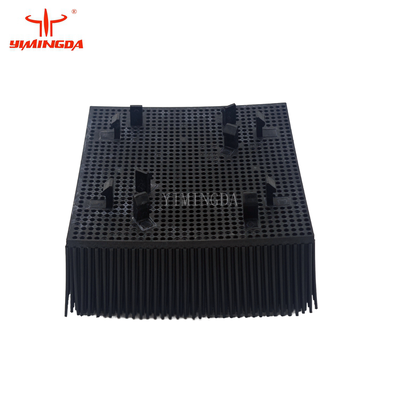 Black color Nylon Brush 99*99*39mm Auto Cutter Bristle For Investronica Cutter