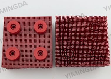 Merah 90 * 95 mm Auto Cutter Nylon Bristle Untuk VT5000 / 7000 Cutter