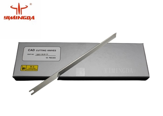68539 HSS Material Cutter Knife Blades 232 * 10.5 * 3mm Untuk Mesin Pemotong Kuris