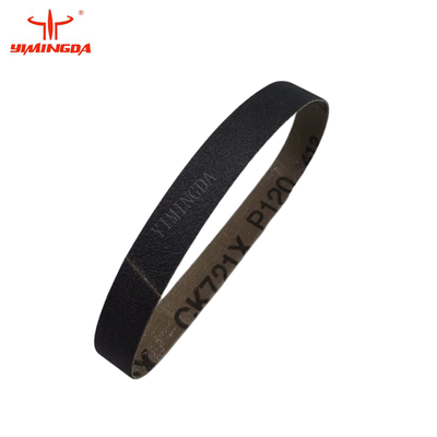 P120 Grit 120 Sabuk Pengasah 285.75x12.7mm Hitam untuk Mesin Pemotong FK