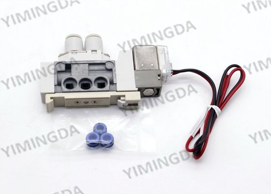 129300 Electro Valve Dengan Plug Untuk Bagian Mesin Pemotong Vector Q80 Vector IX6